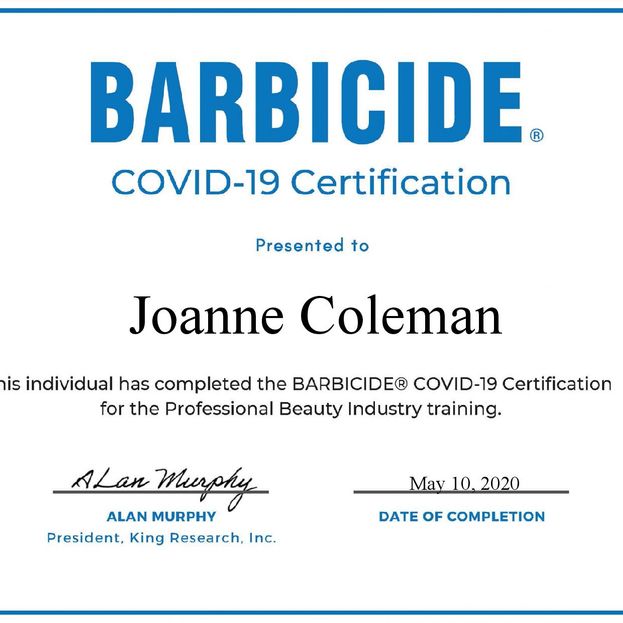 barbicide certification