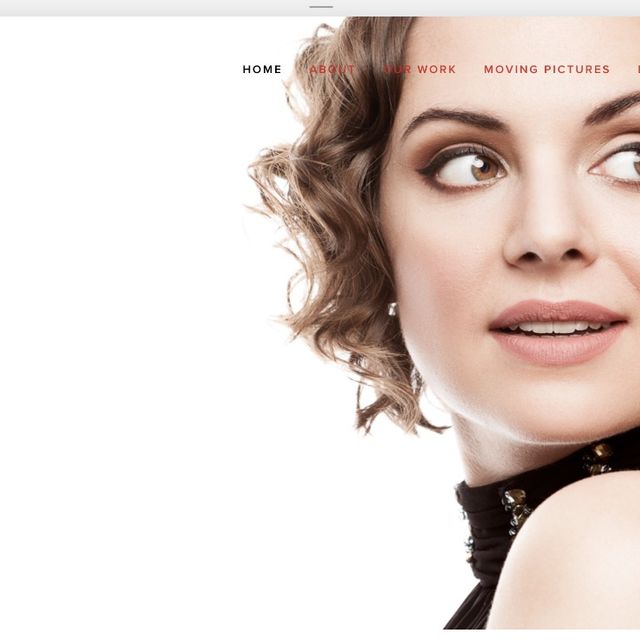side view of a woman with different makeup